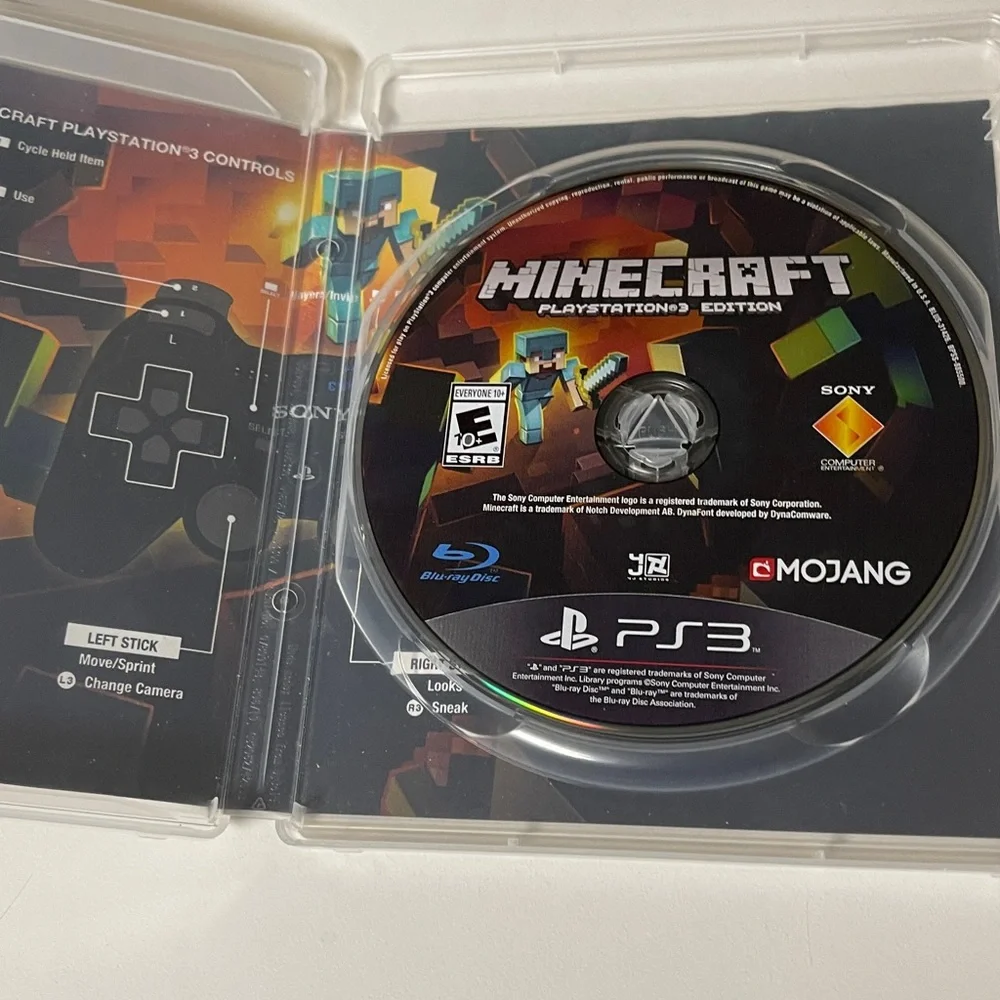 PS3 Minecraft Video Game --‎ PlayStation 3 Edition (Sony PlayStation 3, 2014)